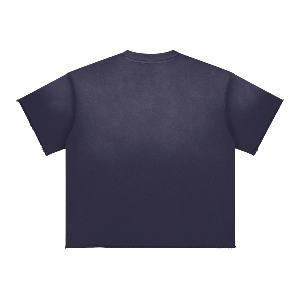 Sun Fade Raw Edge 3 Star T-Shirt
