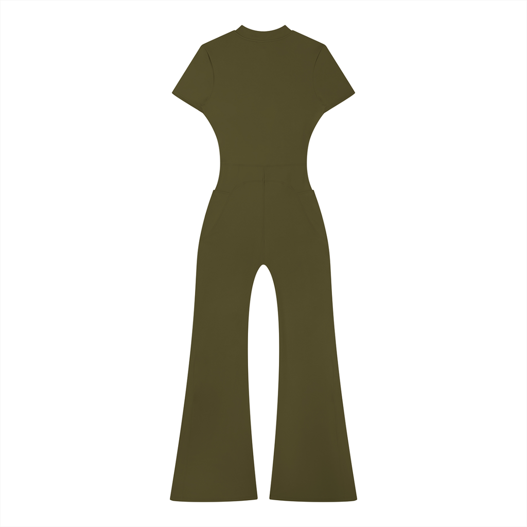Women’s MH Tight Flared Leg Quarter-Zip Jumpsuit