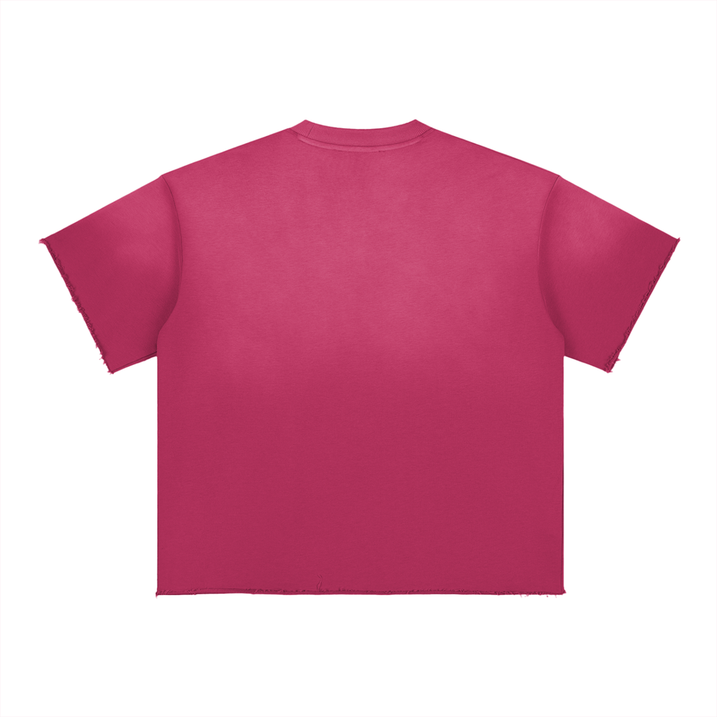 Sun Fade Raw Edge 3 Star T-Shirt