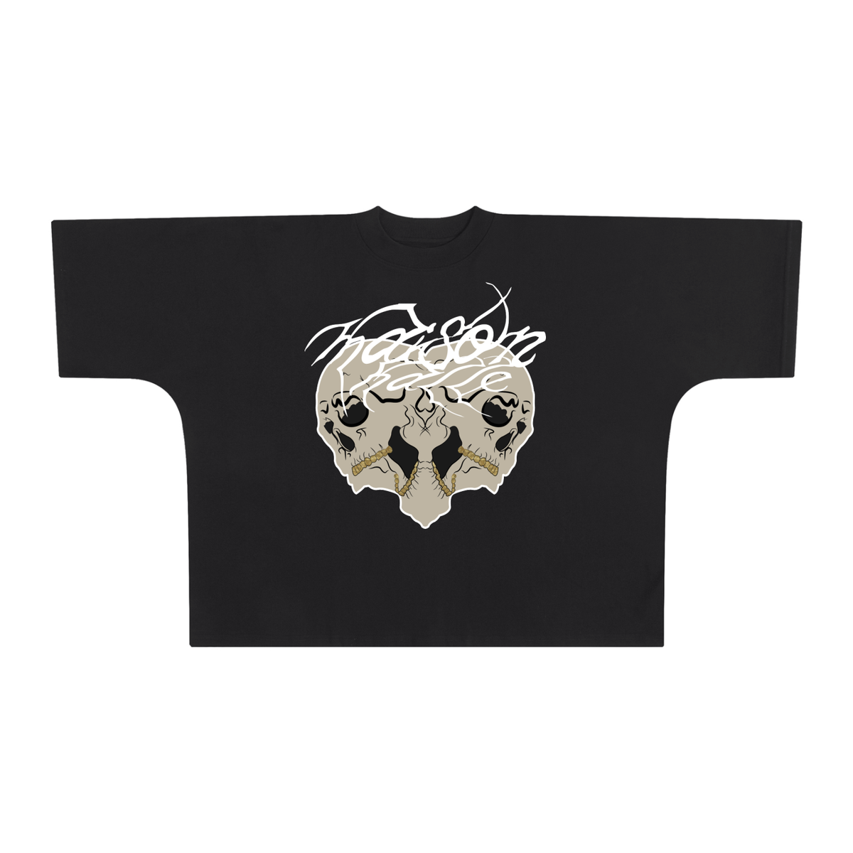 Oversized MH Skull One-Piece Boxy T-Shirt