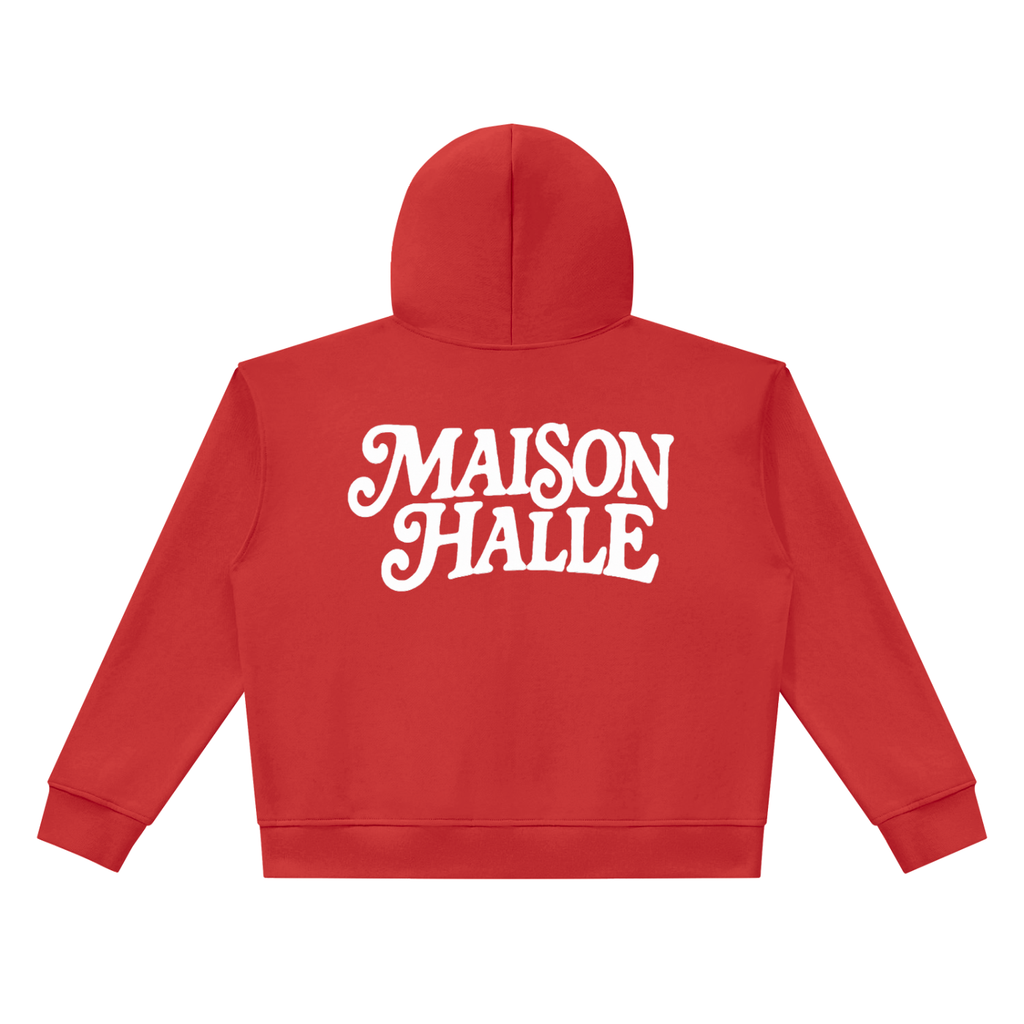 Unisex Maison Halle Heavyweight Full Zip Boxy Hoodie
