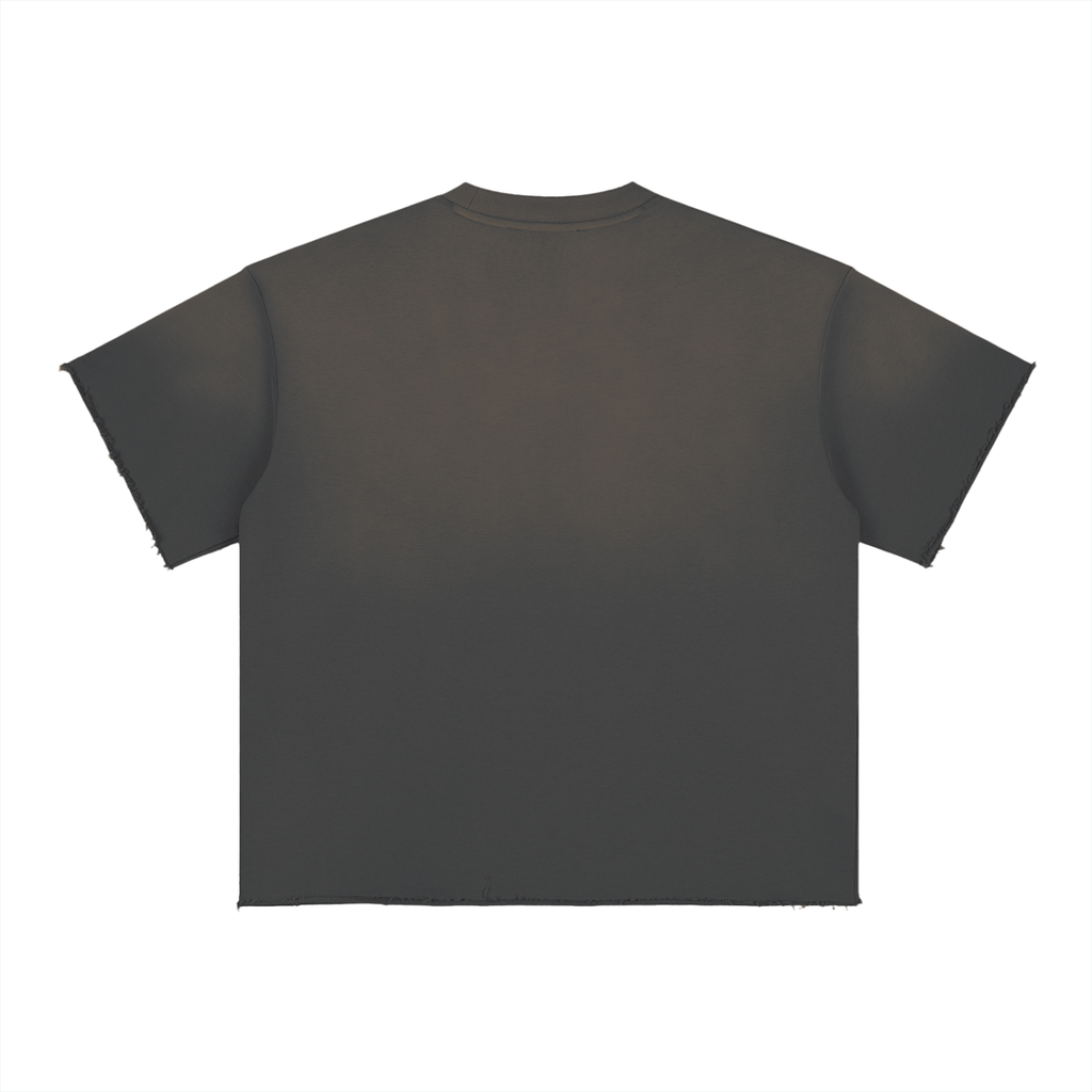 Sun Fade Raw Edge 3 Star T-Shirt