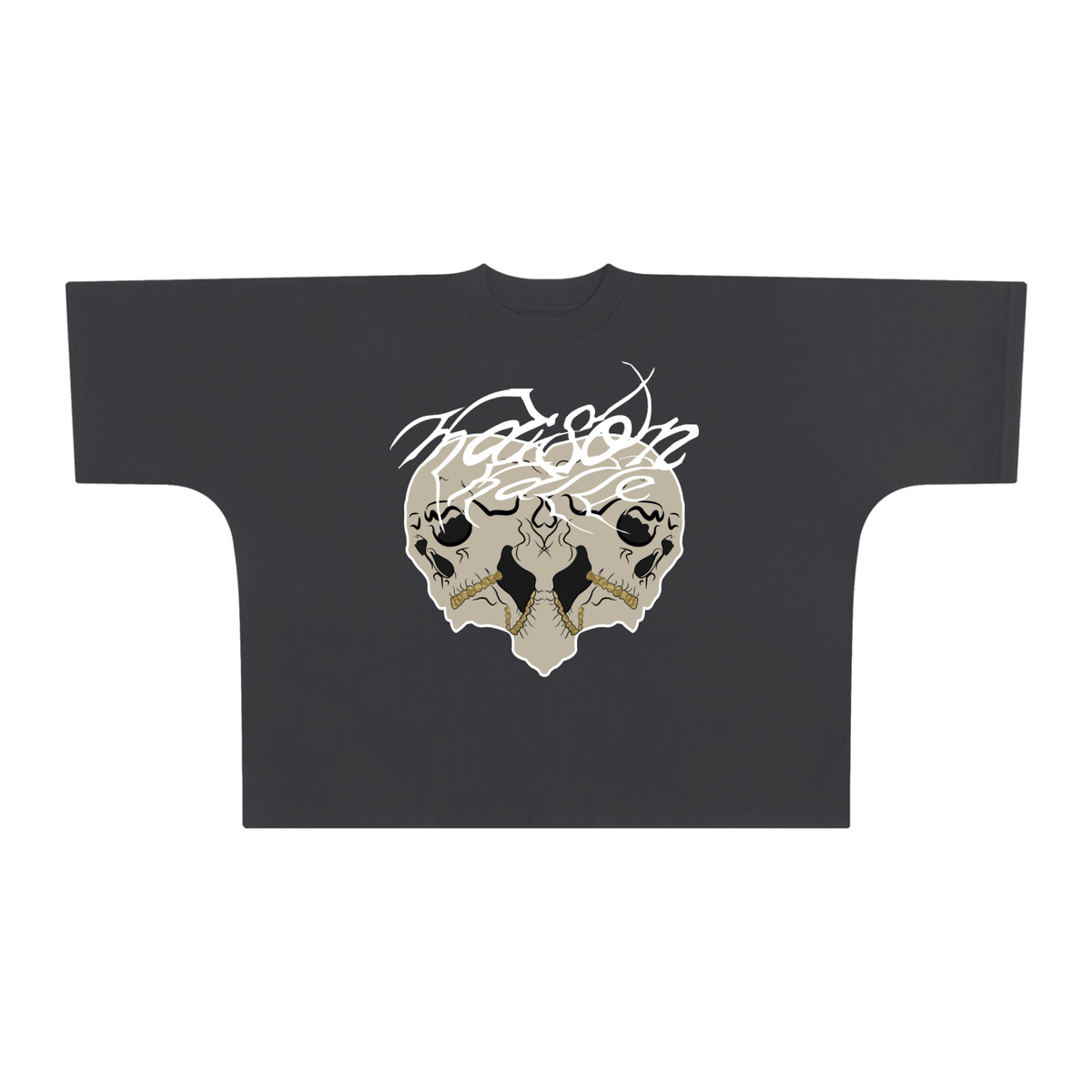 Oversized MH Skull One-Piece Boxy T-Shirt