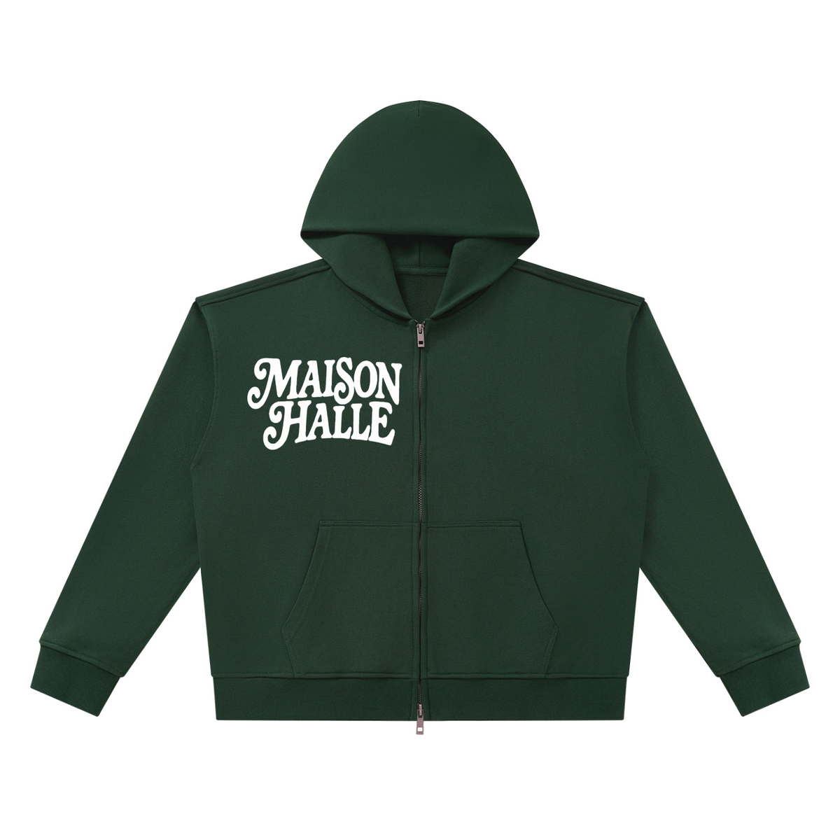 Unisex Maison Halle Heavyweight Full Zip Boxy Hoodie