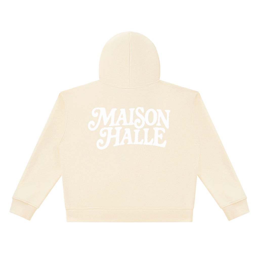 Unisex Maison Halle Heavyweight Full Zip Boxy Hoodie
