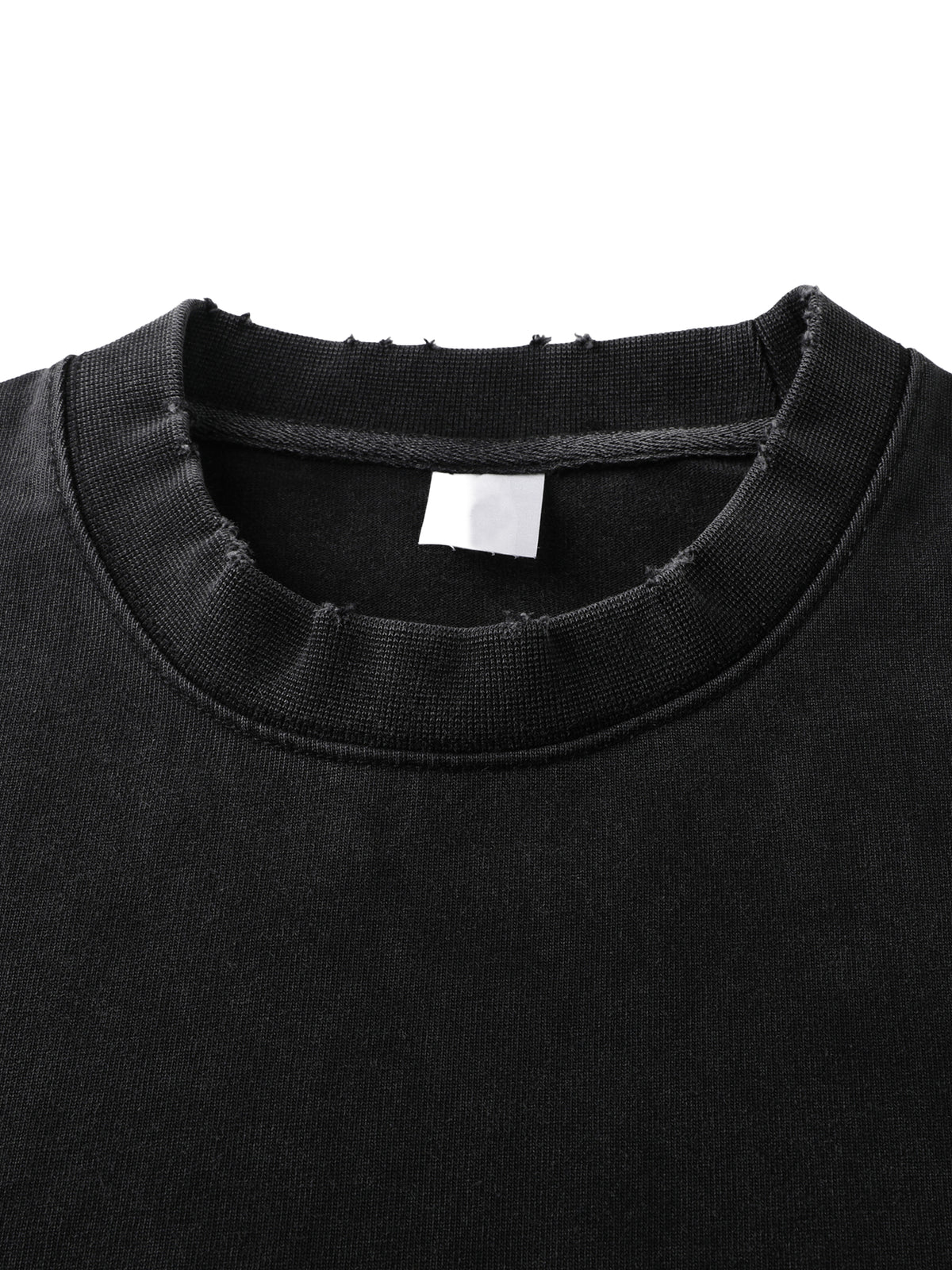 Heavyweight Vintage Washed Frayed Maison Halle Skull T-Shirt