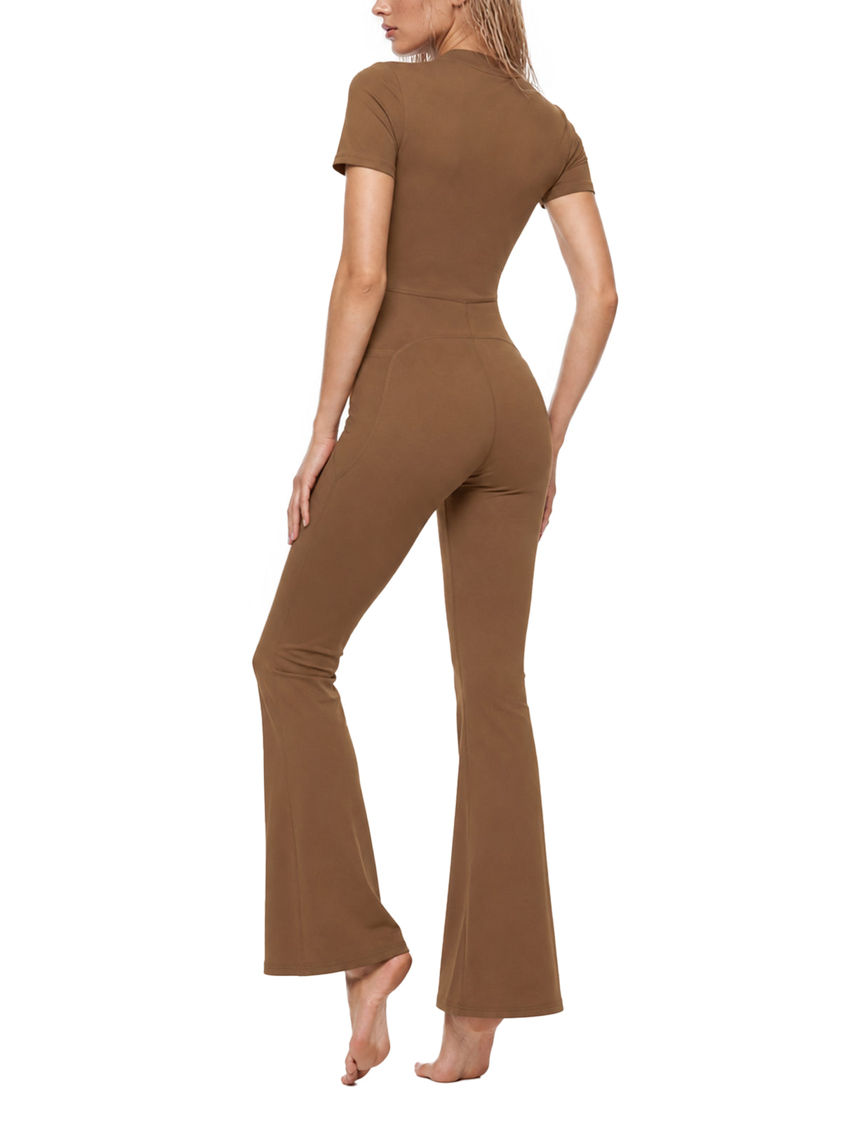Women’s MH Tight Flared Leg Quarter-Zip Jumpsuit