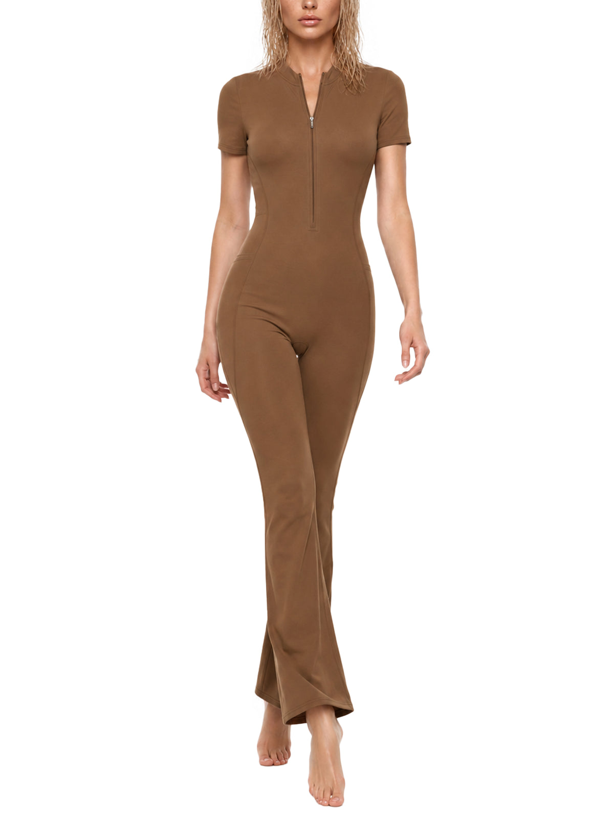 Women’s MH Tight Flared Leg Quarter-Zip Jumpsuit