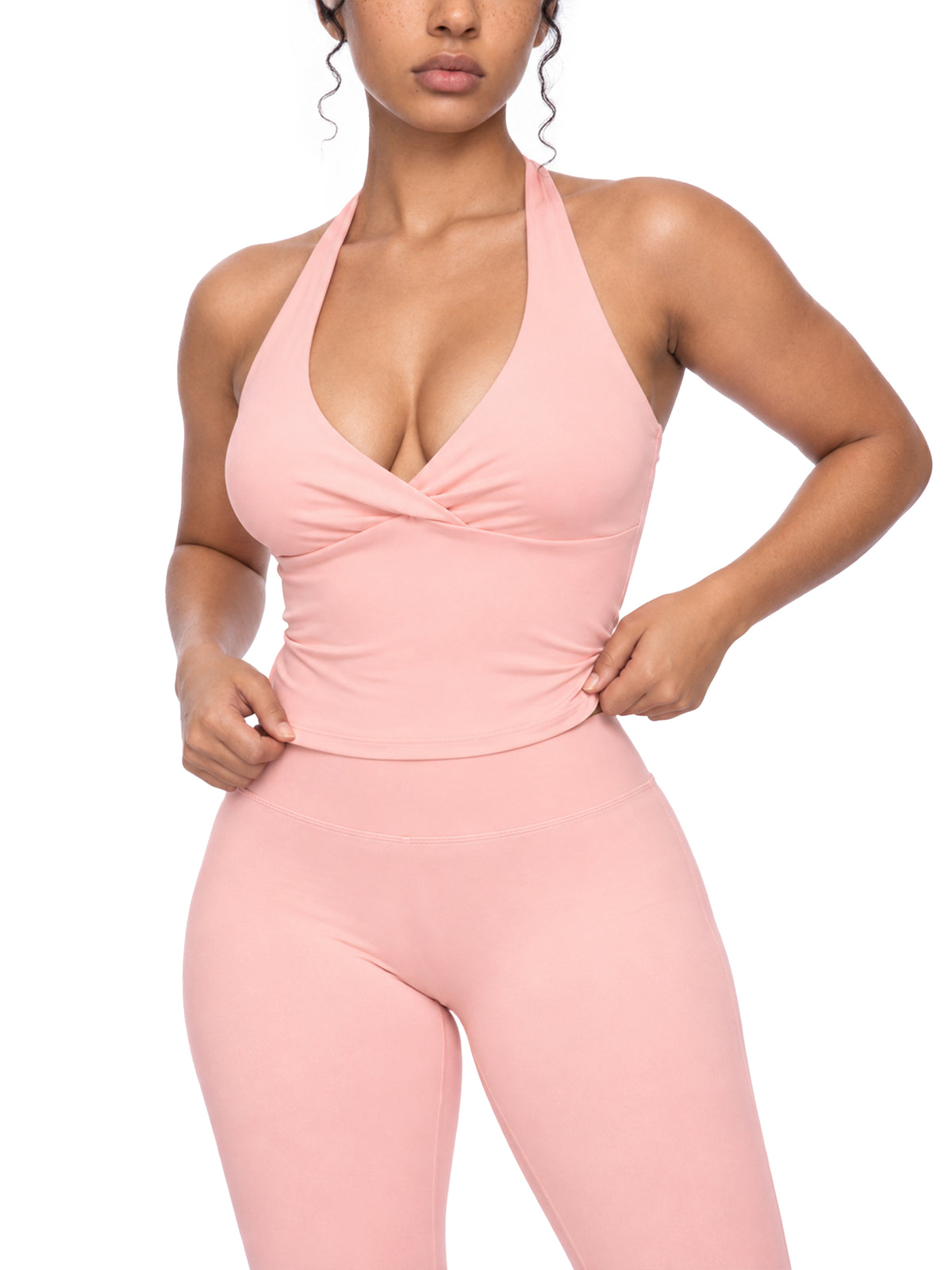 Women’s MH Ruched Halter Yoga Tank Top