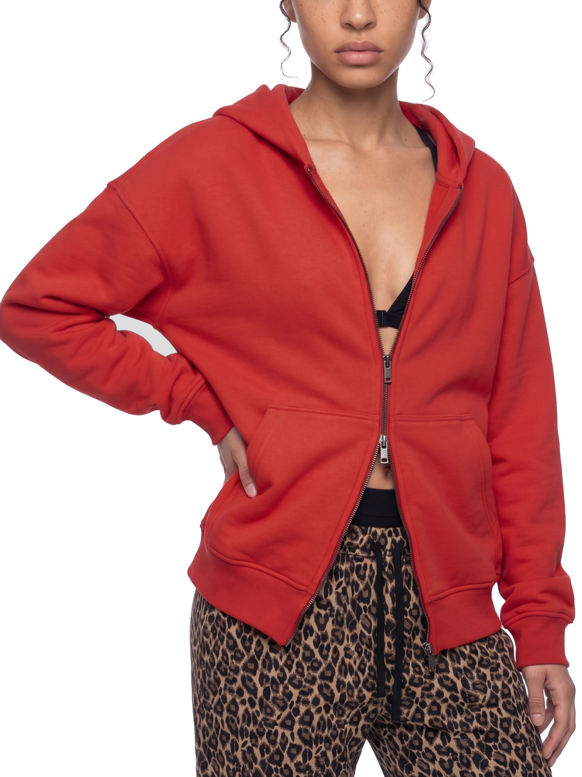 Unisex Maison Halle Heavyweight Full Zip Boxy Hoodie